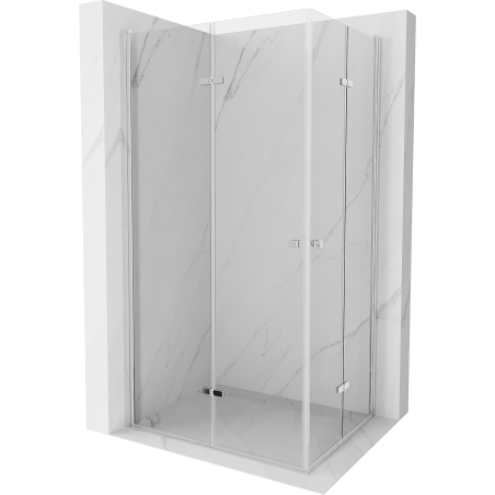 Mexen Lima Cabină de duș pliată Duo 90 x 70 cm, transparentă, crom - 856-090-070-02-00