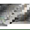 Mexen Mist H T cabină de duș pivotantă stânga 75 x 85 cm, transparent, auriu - 8A5T-075-085-50-00-L