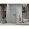 Mexen Lima Duo cabină de duș pliabilă 90 x 80 cm, transparent, Crom - 856-090-080-02-00