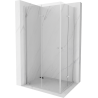 Mexen Lima Duo cabină de duș pliabilă 100 x 70 cm, transparentă, crom - 856-100-070-02-00