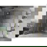 Mexen Mist H T cabină de duș pivotantă stânga 70 x 100 cm, transparentă, aurie - 8A5T-070-100-50-00-L