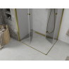 Mexen Lima Duo cabină de duș pliabilă 100 x 90 cm, transparent, auriu - 856-100-090-50-00-02