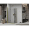 Mexen Lima Duo cabină de duș pliabilă 100 x 90 cm, transparent, auriu - 856-100-090-50-00-02