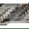 Mexen Lima Duo cabină de duș pliabilă 100 x 90 cm, transparent, Aurie - 856-100-090-50-00-02