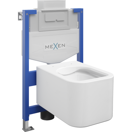 Mexen Elis set încastrat WC cadru Fenix XS-U cu vas WC, alb lucios - 6853391XX00