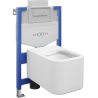 Mexen Elis WC alulap készlet Fenix XS-U beépített tartállyal, fényes fehér - 6853391XX00
