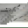 Mexen Lima Duo cabină de duș pliabilă 80 x 70 cm, transparent, Neagră - 856-080-070-70-00-02