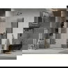 Mexen Lima Duo cabină de duș pliabilă 80 x 70 cm, transparent, Neagră - 856-080-070-70-00-02