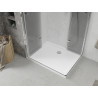 Mexen Lima Duo cabină de duș pliabilă 80 x 70 cm, transparentă, crom + cadă de duș plată - 856-080-070-01-02-4010