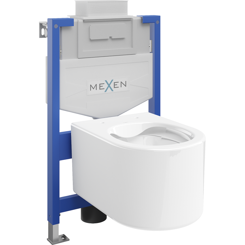 Mexen Sofia set încastrat WC cadru Fenix XS-U cu vas WC, alb lucios - 6853354XX00