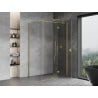 Mexen Mist H T cabină de duș cu deschidere dreapta 100 x 80 cm, transparent, auriu periat - 8A5T-100-080-55-00-P