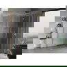 Mexen Mist H T cabină de duș balama dreapta 95 x 85 cm, transparent, auriu periat - 8A5T-095-085-55-00-P