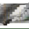 Mexen Mist H T cabină de duș cu deschidere dreaptă 105 x 85 cm, transparent, auriu periat - 8A5T-105-085-55-00-P