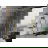 Mexen Mist H T cabină de duș cu deschidere dreapta 70 x 120 cm, transparent, auriu periat - 8A5T-070-120-55-00-P