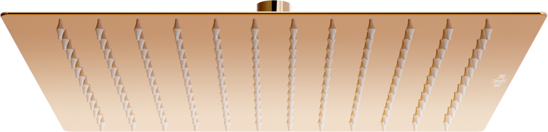 Mexen Slim pară de tip ploaie 30 x 30 cm, Roz-auriu - 79130-60