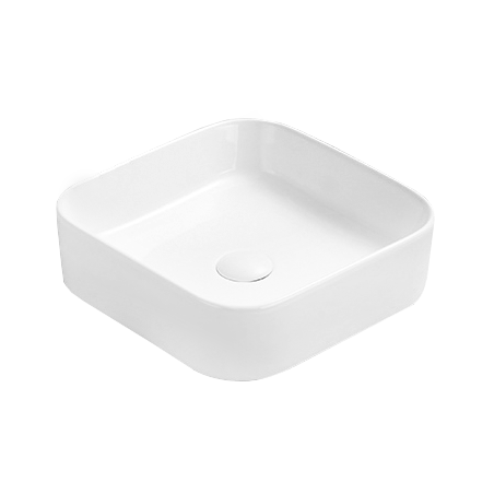 Mexen Vena chiuvetă montată pe blat 37 x 37 cm, albă - 22193700