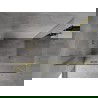 Mexen Mist H T, balos, nyíló zuhanykabin, bal 105 x 120 cm, átlátszó, matt arany - 8A5T-105-120-55-00-L