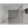 Mexen Roma Cabină de duș Duo cu uși batante 110 x 90 cm, transparentă, crom - 854-110-090-02-00