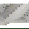 Mexen Roma Duo cabină de duș cu balamale 100 x 90 cm, transparent, Aurie + cadă de duș Flat - 854-100-090-50-02-4010G