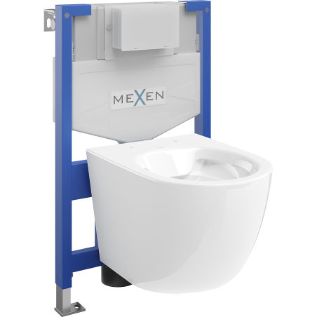 Mexen Lena set încastrat WC cadru Fenix XS-F cu vas WC, alb lucios - 6803322XX00
