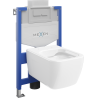 Mexen Margo set WC incastrat cadru Fenix XS-U cu vas WC, alb lucios - 6853342XX00