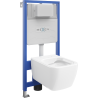 Mexen Margo set încastrat WC cadran Fenix Slim cu vas WC, alb lucios - 6103342XX00