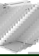 Mexen Lunar T cabina de duș cu ușă batantă stânga 80 x 90 cm, transparentă, gri armă periat - 834T-080-090-66-00-L