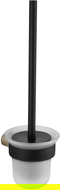 Mexen Base perie de toaletă, negru/auriu - 7088250-57