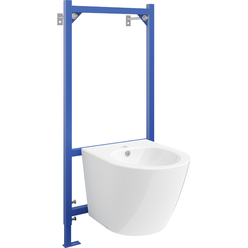 Mexen Lena set sanitar ascuns pentru bideu, cadru Fenix B cu bideu, alb - 69935224800