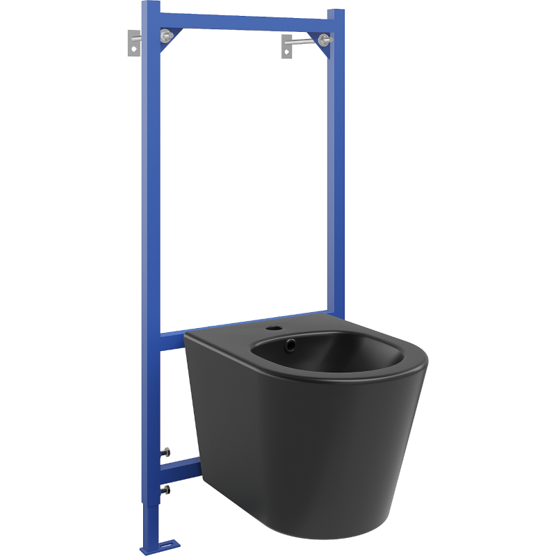 Mexen Rico set incorporat pentru bideu cadru Fenix B cu bideu, negru mat - 69935724885