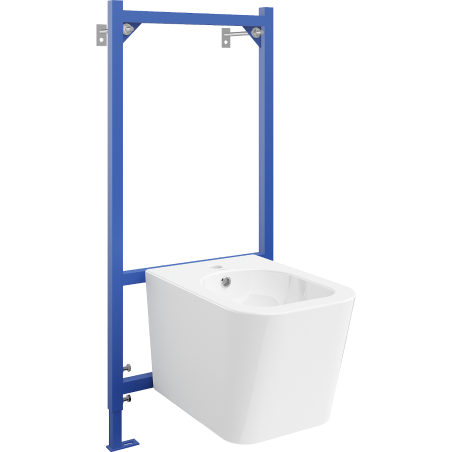 Set incastrat bidet Mexen cadru Fenix B cu bidet Teo, alb - 69935855100