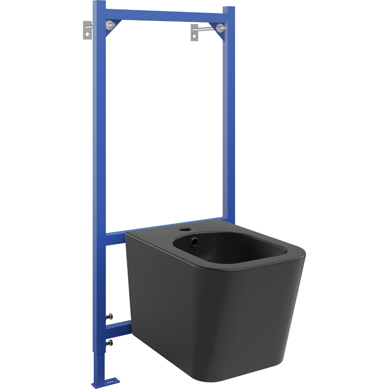 Mexen Teo set încastrat pentru bideu cadru Fenix B cu bideu, negru mat - 69935855185