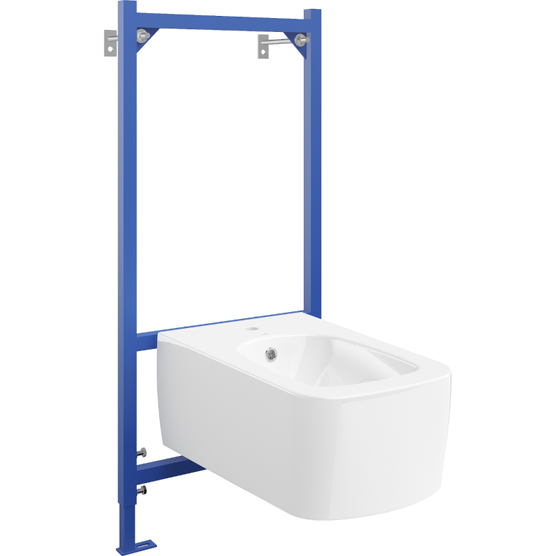 Mexen set incastrat pentru bideu stelar Fenix B cu bideu York, alb - 69935115500