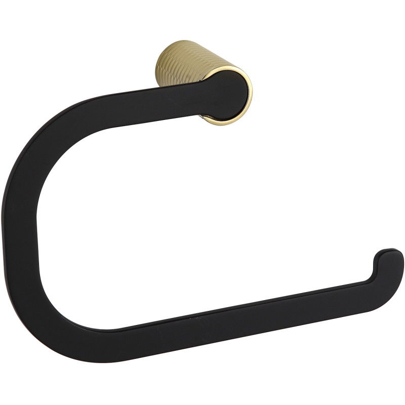 Mexen Base cuier pentru prosop, negru/auriu - 70882321-57