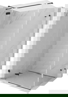 Mexen Lunar T cabina de duș cu uși batante pe stânga 85 x 90 cm, transparentă, neagră - 834T-085-090-70-00-L