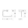 Mexen Base cuier pentru prosop, Crom - 70882321-00