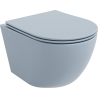 Mexen Lena vas wc fără margini cu capac cu închidere lentă, slim, duroplast, gri-albastru mat - 30224069