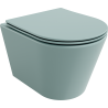 Mexen Rico perem nélküli wc csésze leeresztő automatikás ülőkével, duroplast, Világoszöld matt - 30724048