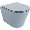 Mexen Rico perem nélküli wc csésze leeresztő automatikás ülőkével, duroplast, Szürke-Kék matt - 30724069