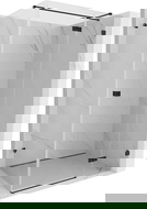 Mexen Lunar T cabina de duș cu uși deschise dreapta 90 x 100 cm, transparent, negru - 834T-090-100-70-00-P