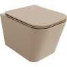 Mexen Teo perem nélküli wc csésze leeresztő automatikás ülőkével, duroplast, cappuccino matt - 30854064