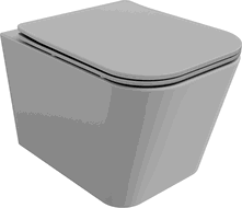 Mexen Teo vas WC fără margini cu capac slim cu închidere lentă, duroplast, gri deschis mat - 30854061