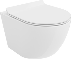 Mexen Lena vas wc Rimless cu capac cu cădere lentă slim, duroplast, alb lucios - 30224000