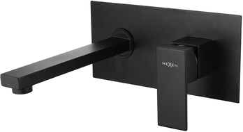 Mexen Cube fali alatti csaptelep, fekete - 73115-70