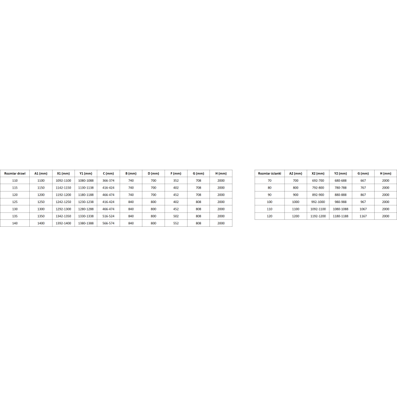 Mexen Lunar T fülkés zuhanykabin balos nyílóajtóval, 80 x 80 cm, átlátszó, szálcsiszolt nikkel - 834T-080-080-97-00-L