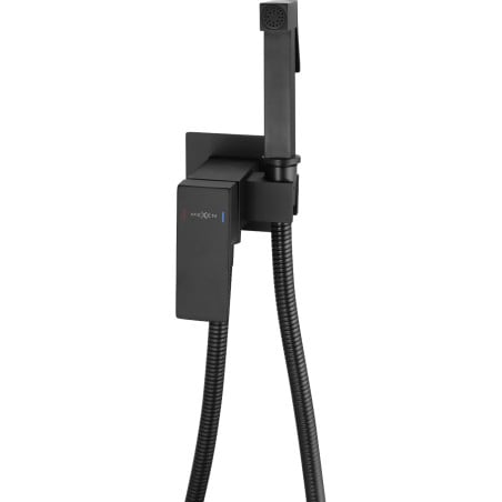 Mexen Cube baterie bideu încastrată cu set punctual, negru - 7599150-70