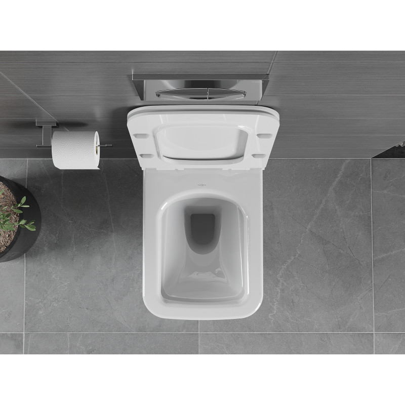 Mexen Vega vas WC Rimless cu capac cu închidere lentă slim, duroplast, alb lucios - 30654000