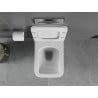 Mexen Vega Rimless WC csésze lassan záródó slim duroplast WC-ülőkével, fényes fehér - 30654000