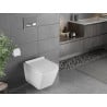 Mexen Vega Rimless WC csésze lassan záródó slim duroplast WC-ülőkével, fényes fehér - 30654000