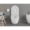 Mexen Carmen perem nélküli wc csésze, Fehér - 3388XX00